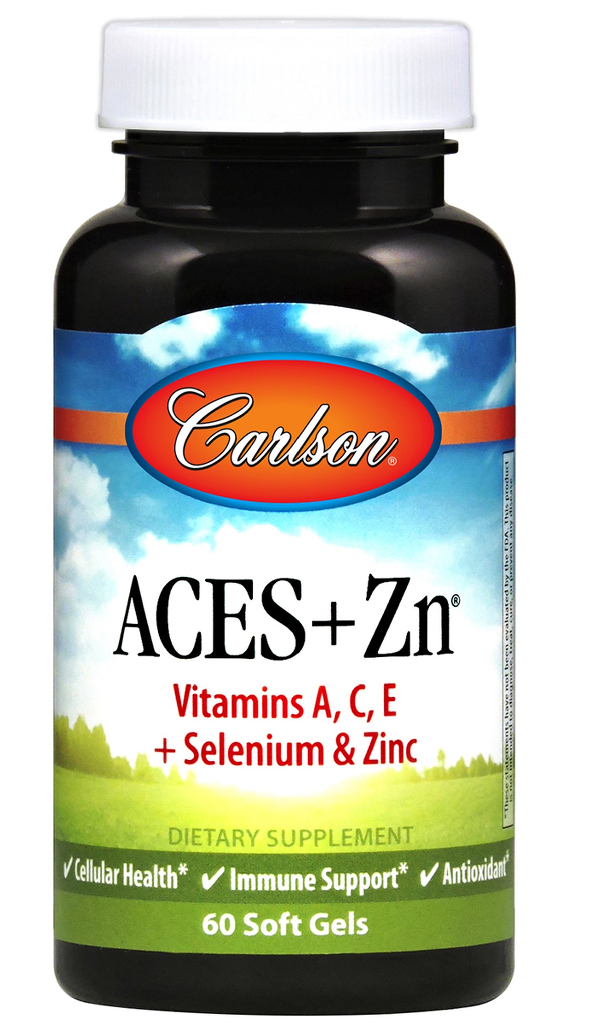 Carlson Labs - ACES + Zn - 60 softgels