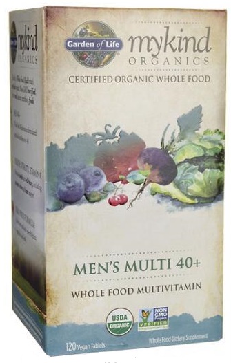 Garden of Life - Mykind Organics Men's Multi 40+ - 120 vegan tablets