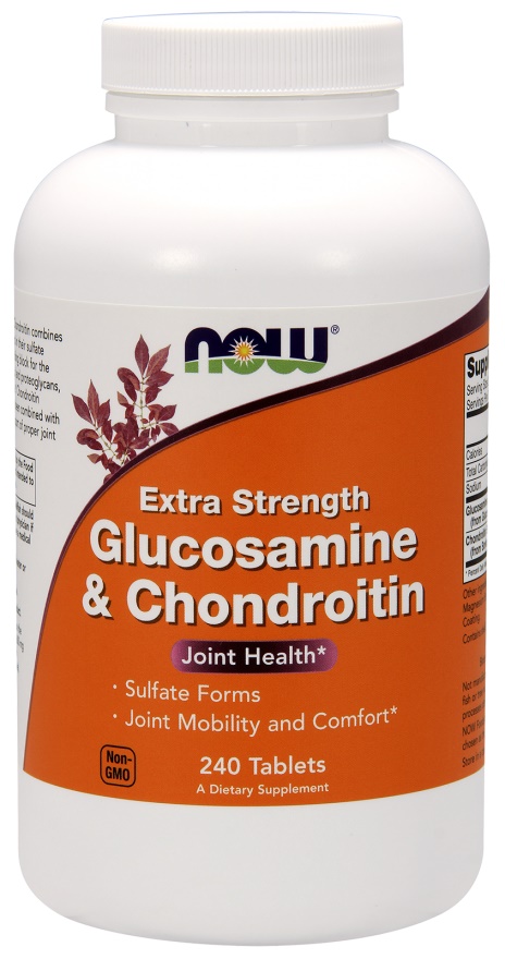 NOW Foods - Glucosamine & Chondroitin Extra Strength - 240 tabs