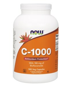 NOW Foods - Vitamin C-1000 with 100mg Bioflavonoids - 500 vcaps