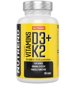 Nutrend - Vitamins D3 + K2 - 90 caps