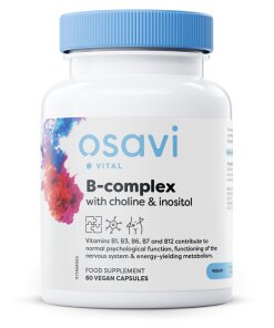 Osavi - B-Complex with Choline & Inositol - 60 vegan caps