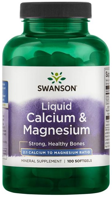 Swanson - Liquid Calcium & Magnesium - 100 softgels