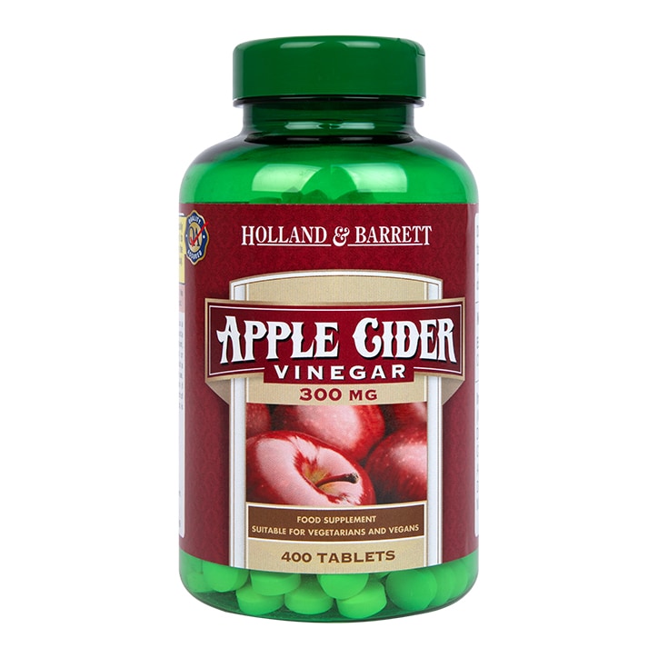 18+Holland & BarrettApple Cider Vinegar 400 Tablets 300mg(326)Weight Management