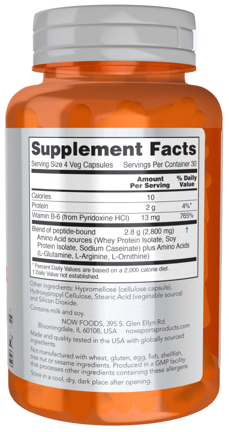 NOW Foods - Aminokomplet, 360 kapsul - slika 2