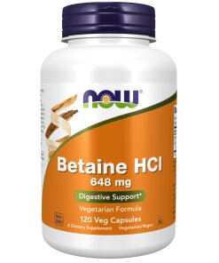 Betaine HCl 648 mg Veg Capsules