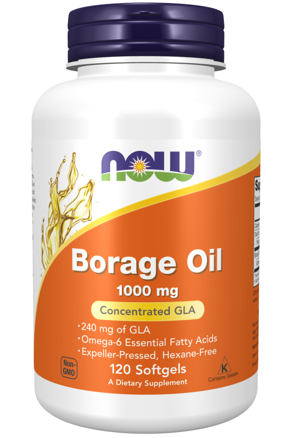 NOW Foods - Olje borage, 1000 mg - 60 mehkih kapsul - slika 4