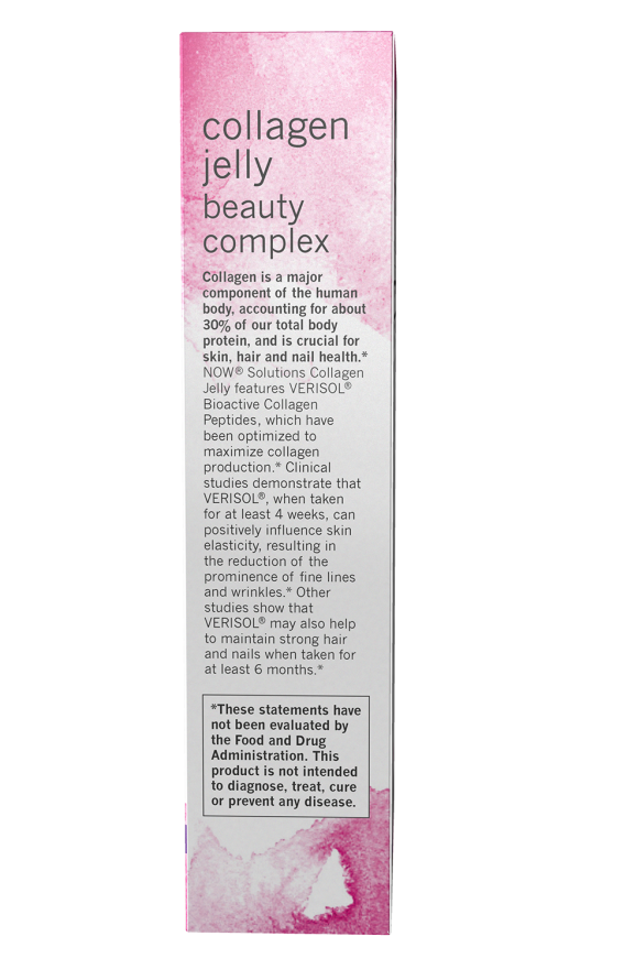 NOW Foods - Kolagen Jelly kompleks za lepoto, sladka sliva - 10 žele palčk - slika 3