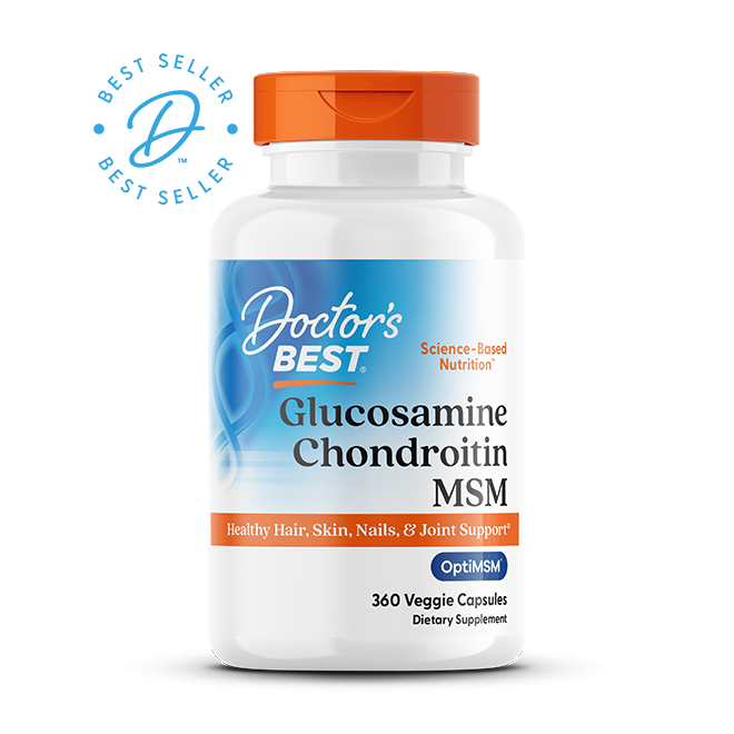 Doctor's Best Glucosamine Chondroitin MSM with OptiMSM