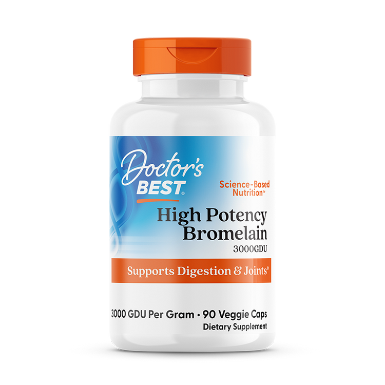 Doctor's Best High Potency Bromelain 3000 GDU Per Gram