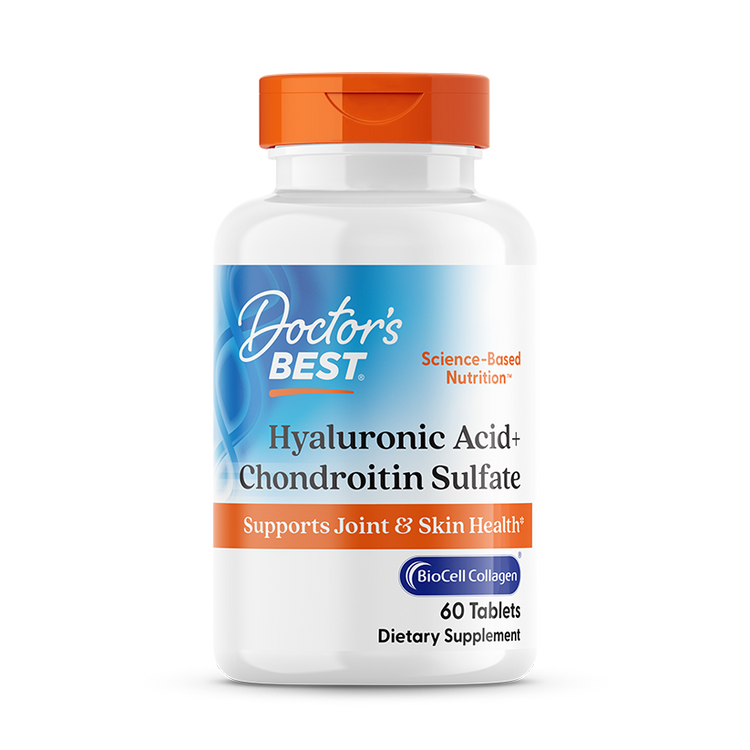 Doctor's Best Hyaluronic Acid + Chondroitin Sulfate with BioCell Collagen