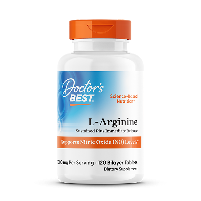 Doctor's Best L-Arginine Sustained Plus Immediate Release