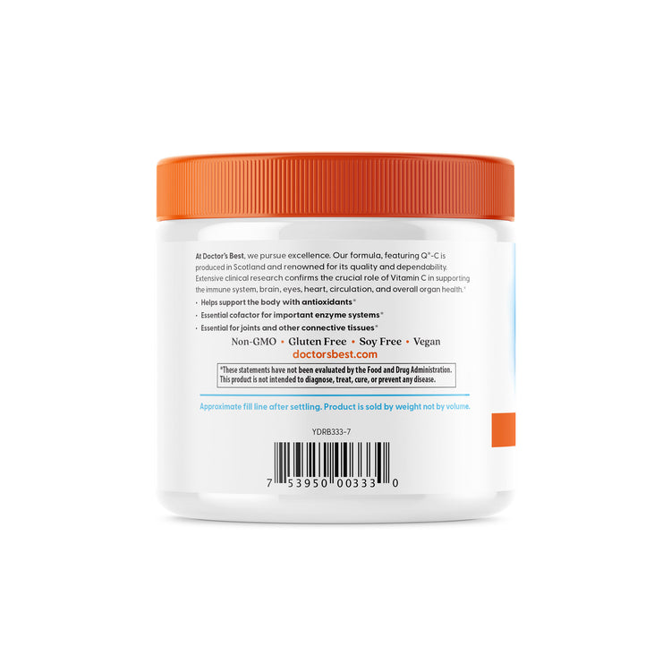Doctor's Best - Čisti vitamin C v prahu z Quali-C, 250g - slika 3