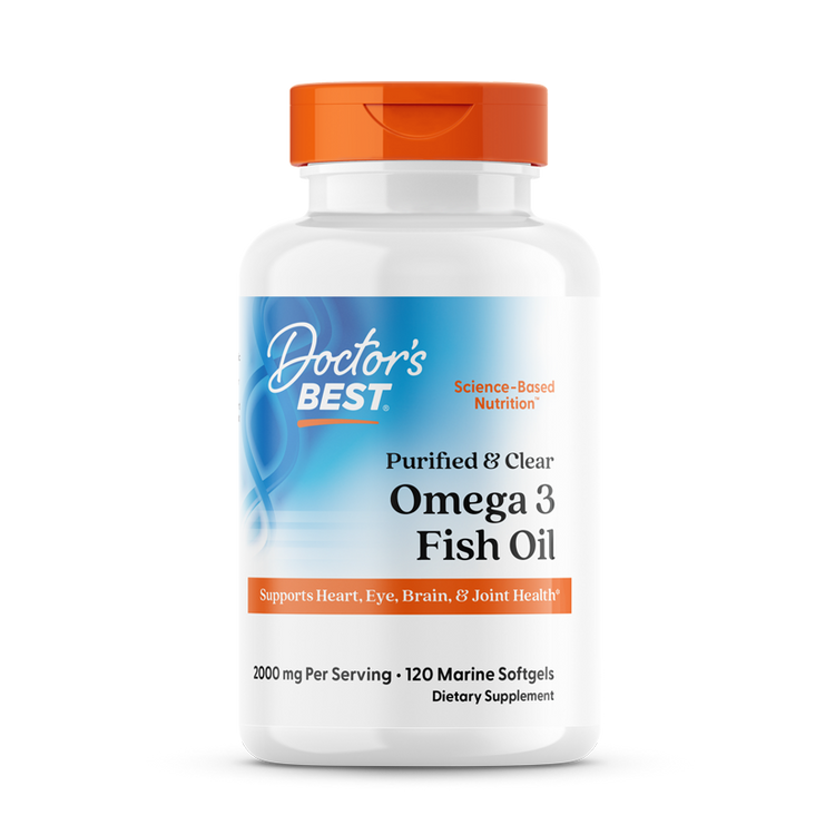 Doctor's Best Purified & Clear Omega 3 Fish Oil
