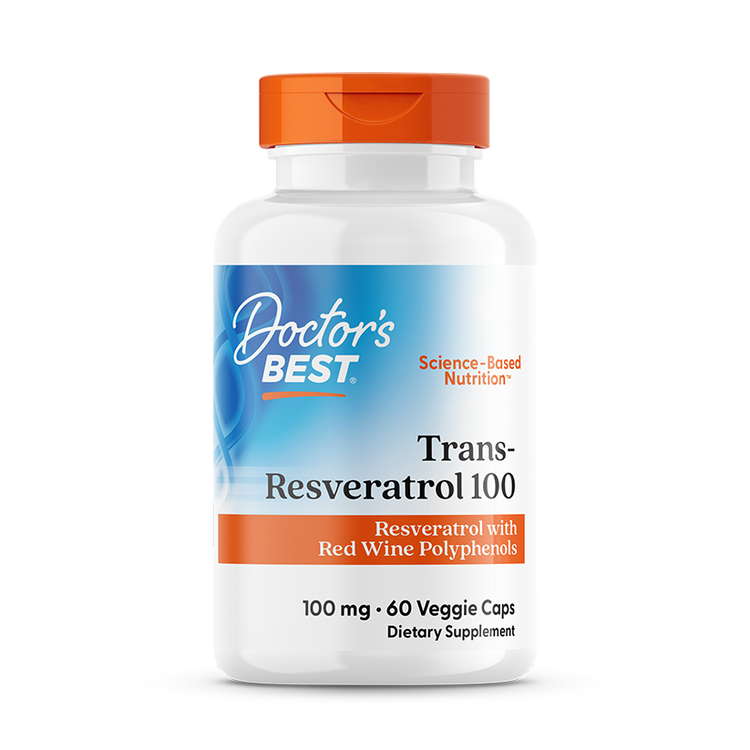 Doctor's Best Trans-Resveratrol 100 with ResVinol