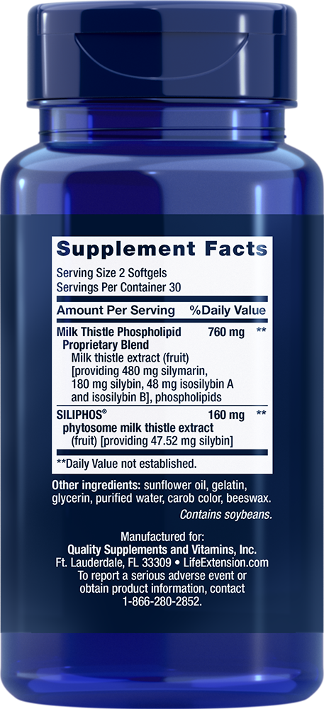 Life Extension - Napredni Mlečni Čiček - 60 mehkih kapsul - slika 2