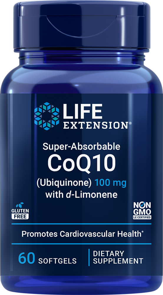 Eco Supplements - CoQ10 (Ubiquinone) with d-Limonene