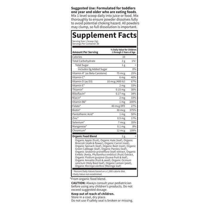 Have af Livet - Otroški multivitaminski prah - 60g - slika 2