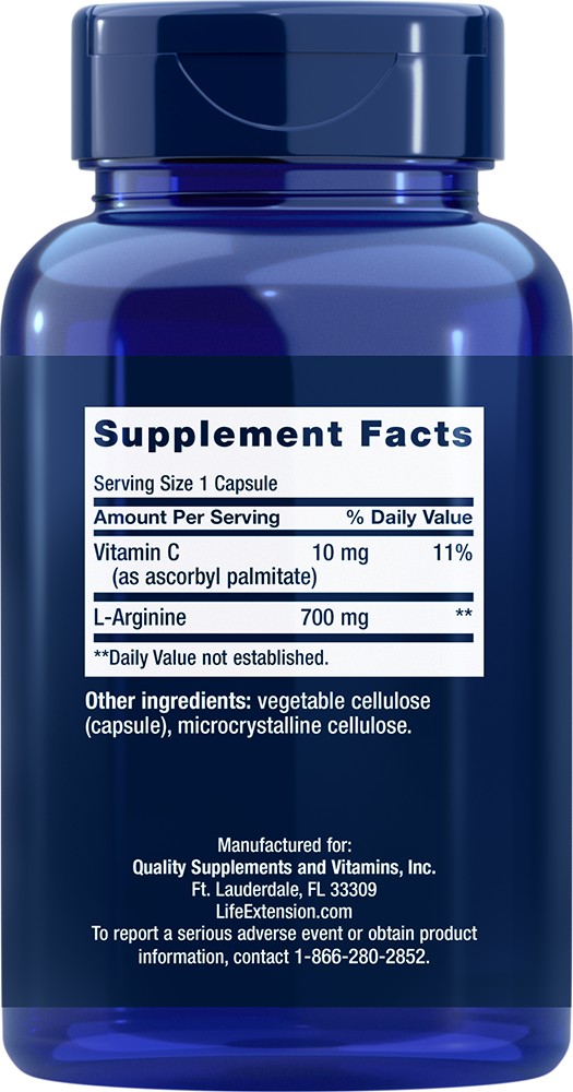 Life Extension - L-Arginin kapsule, 700 mg - 200 kapsul - slika 2
