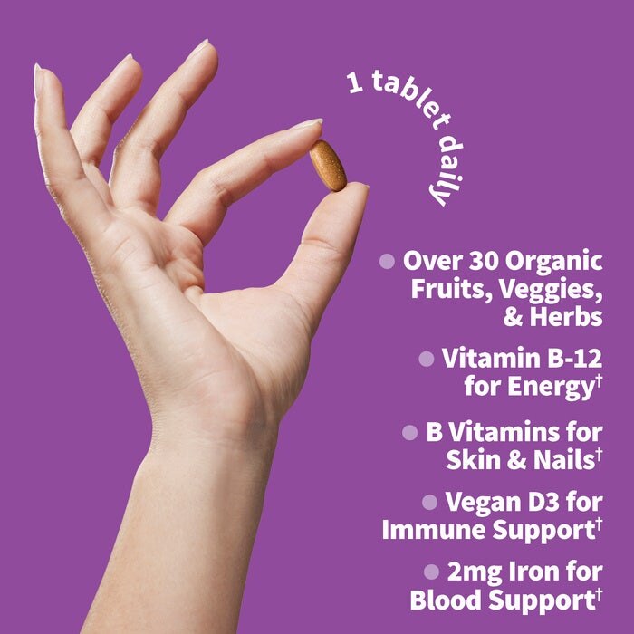 Mykind Organics - Dnevni multivitamin za ženske, 60 veganskih tablet - slika 3