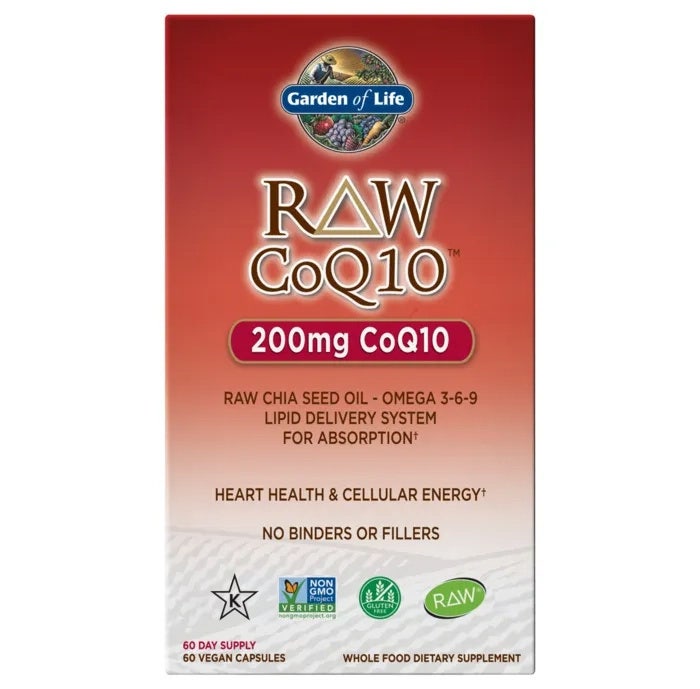 Eco Supplements - Raw CoQ10 - 60 Capsules
