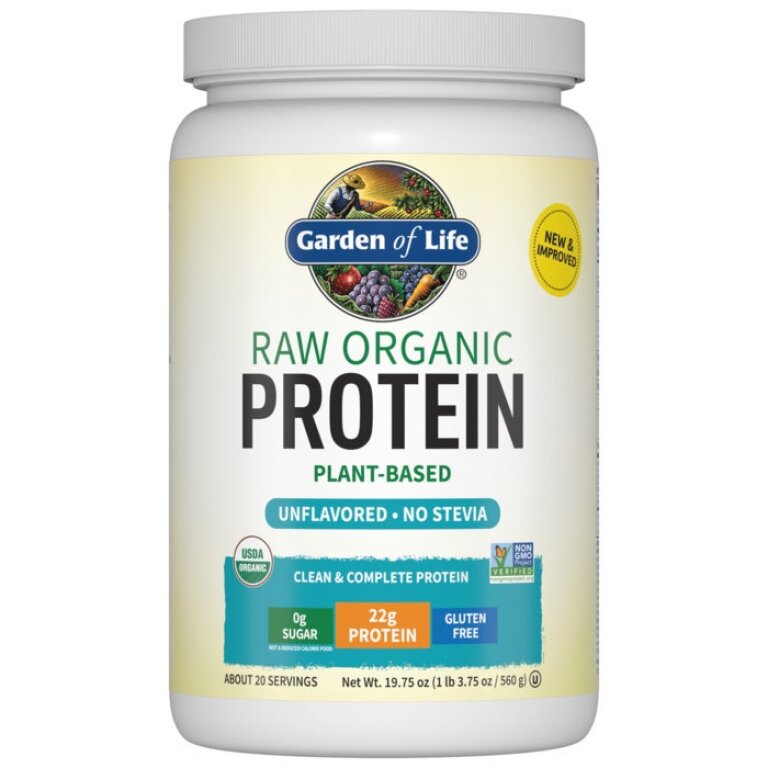 Eco Supplements - Raw Organic Protein Powder - Unflavored