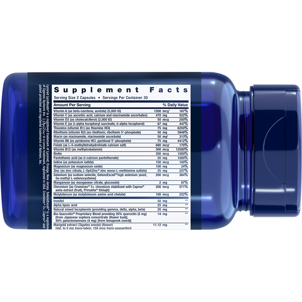 Life Extension - Multivitamin To-Per-Dag, 60 kapsul - slika 2