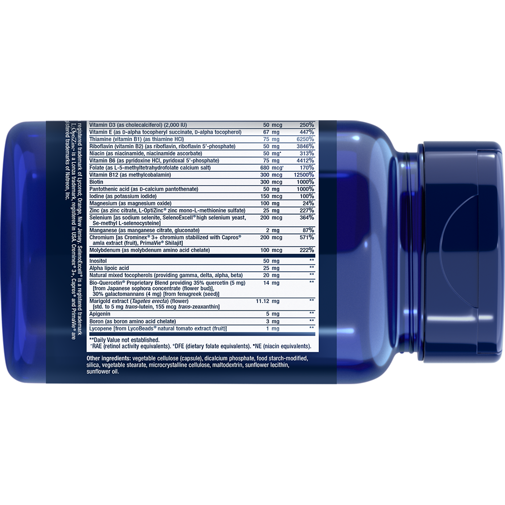 Life Extension - Multivitamin To-Per-Dag, 60 kapsul - slika 3