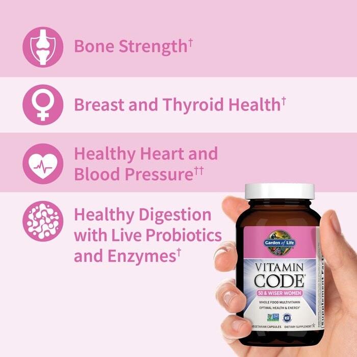 Vitamin Code - Življenjska moč za ženske nad 50 let, 240 kapsul - slika 5