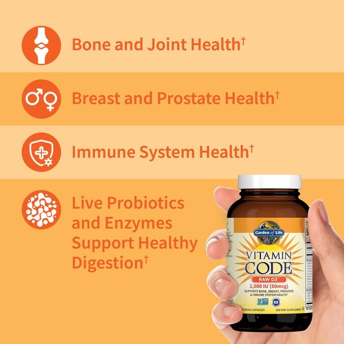 Vitamin Code Raw D3, 2000 IU - 60 kapsul - slika 5