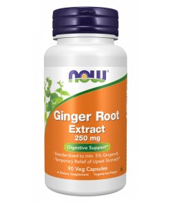 Ginger Root Extract 250 mg Veg Capsules