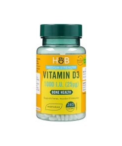 Holland & BarrettVitamin D3 1000 I.U 25ug 240 Tablets(2140)Joints