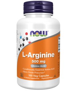 L-Arginine 500 mg Veg Capsules
