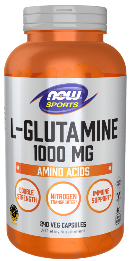 NOW Foods - L-Glutamin, 1000 mg, 240 kapsul - slika 4