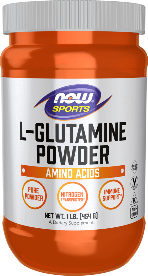 NOW Foods - L-Glutamin v prahu, 454g - slika 4