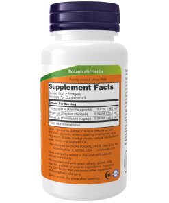 NOW Foods - Pepermintove kapsule - 90 mehkih kapsul