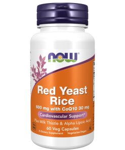 Red Yeast Rice 600 mg with CoQ10 30 mg Veg Capsules