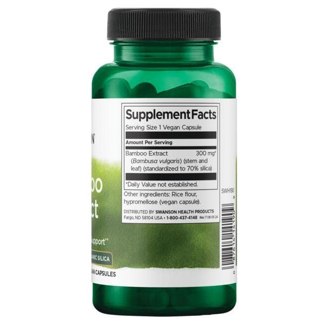 Swanson - Ekstrakt bambusa, 60 kapsul - slika 2