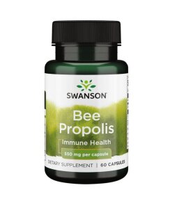 SWANSON Bee Propolis 550mg 60 kaps