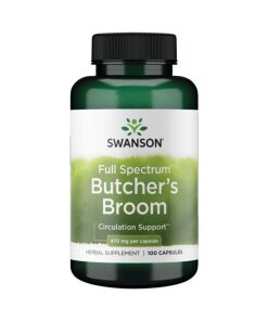 SWANSON Butcher's broom 470mg 100caps