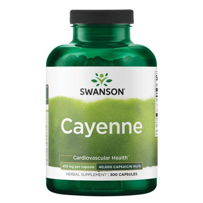 SWANSON Cayenne 450mg 300kaps