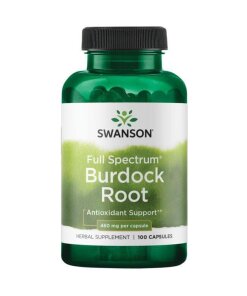 SWANSON FS Burdock Root 460mg 100 kaps