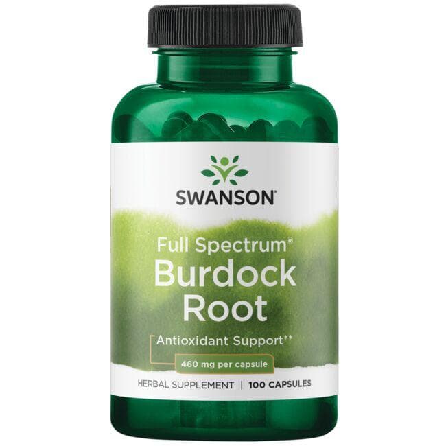SWANSON FS Burdock Root 460mg 100 kaps