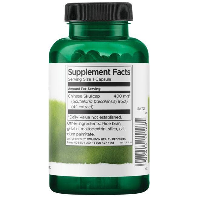 Swanson - Kitajske lobanjske kapsule 400 mg - 90 kapsul - slika 2