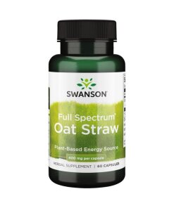 SWANSON FS Oat Straw (Owies zwyczajny) 400mg 60k