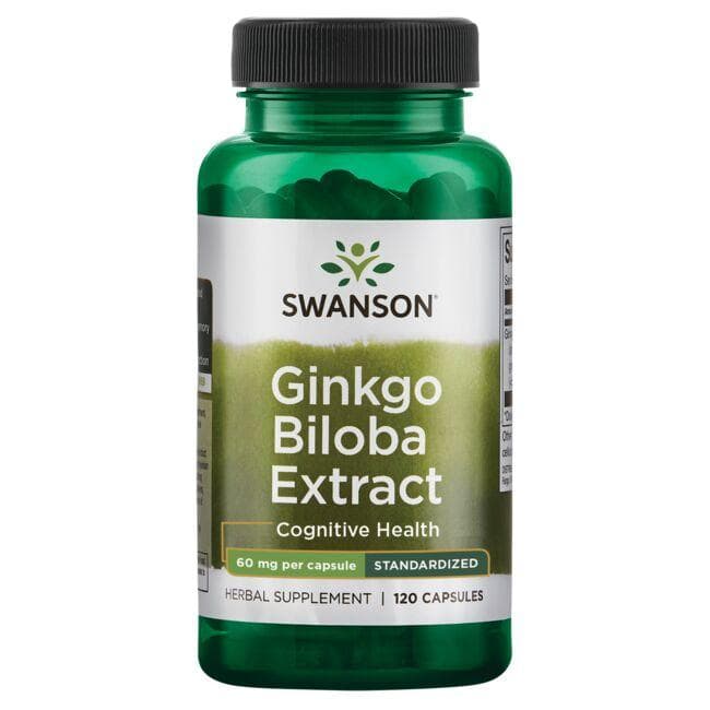 SWANSON Ginkgo Biloba ekstrakt 60mg 120kaps