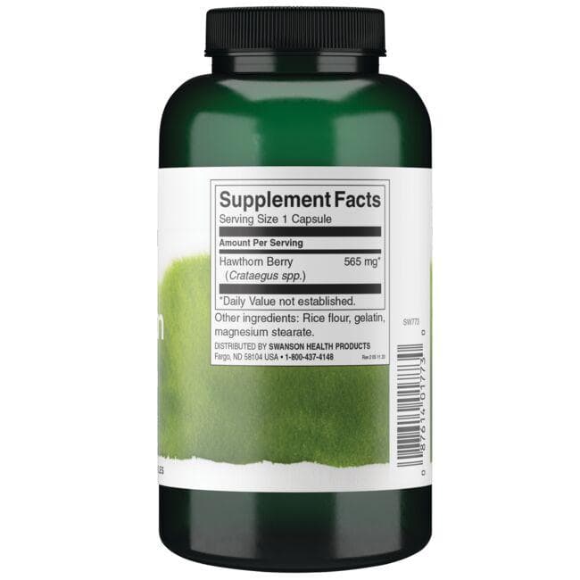 Swanson - Glogove jagode 565 mg, 250 kapsul - slika 2
