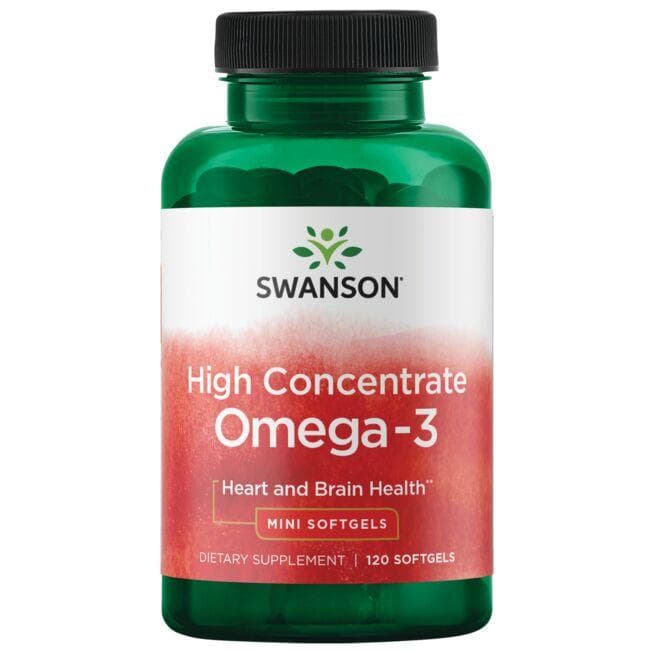 SWANSON High Concentrate Omega-3 120sgels