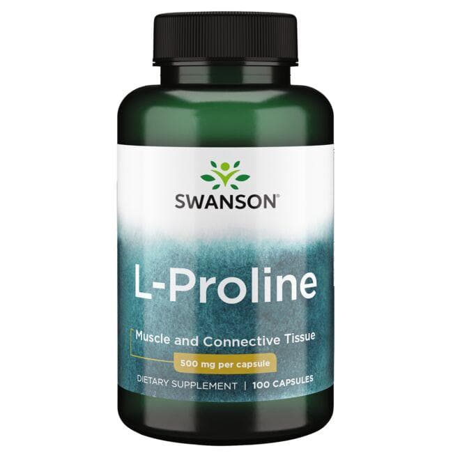 SWANSON L-Prolina 500mg 100kaps