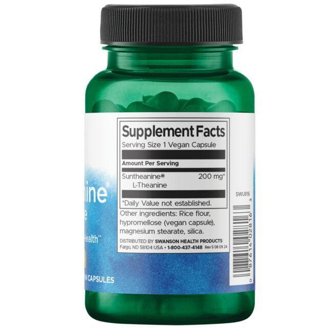 Swanson - L-Teanin 200 mg, 60 kapsul - slika 2